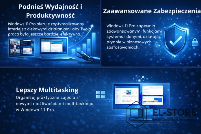 Windows 11 Pro – efektywny multitasking i wyższa produktywność pracy użytkownika